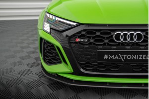 Prepreg Carbon Fiber Front Splitter Audi RS3 Sedan / Sportback 8Y Prepreg Carbon Fiber Front Splitter Audi RS3 Sedan / Sportback 8Y