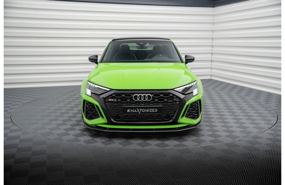 Prepreg Carbon Fiber Front Splitter Audi RS3 Sedan / Sportback 8Y Prepreg Carbon Fiber Front Splitter Audi RS3 Sedan / Sportback 8Y