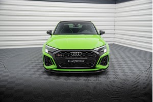 Prepreg Carbon Fiber Front Splitter Audi RS3 Sedan / Sportback 8Y Prepreg Carbon Fiber Front Splitter Audi RS3 Sedan / Sportback 8Y