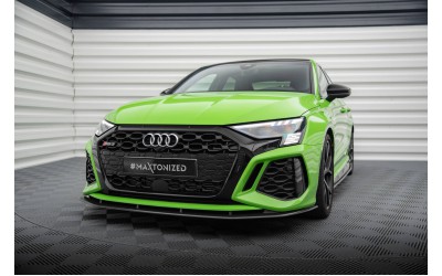 Prepreg Carbon Fiber Front Splitter Audi RS3 Sedan / Sportback 8Y