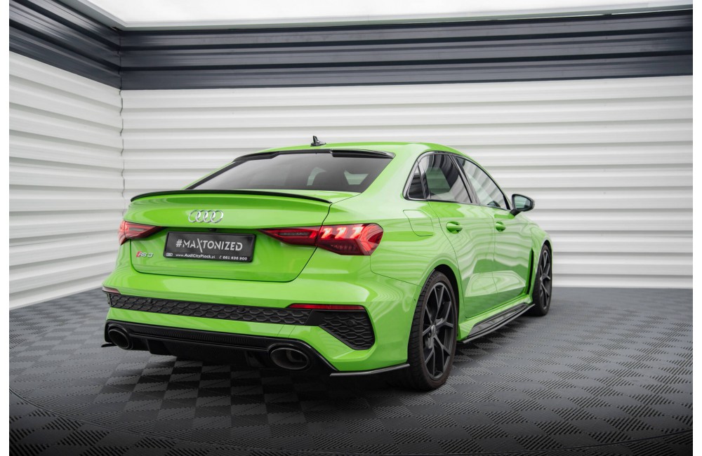 Prepreg Carbon Fiber Rear Side Splitters Audi RS3 Sedan 8Y Prepreg Carbon Fiber Rear Side Splitters Audi RS3 Sedan 8Y