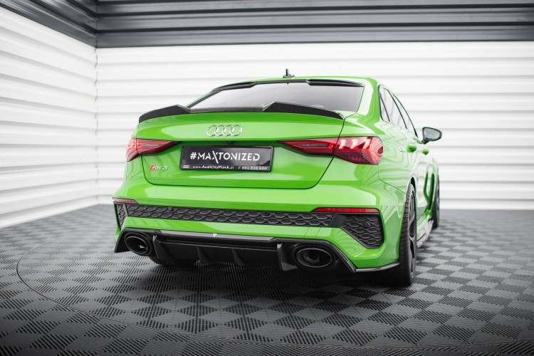 Prepreg Carbon Fiber Πίσω Πλευρικοί Splitters V.2 Audi RS3 Sedan 8Y