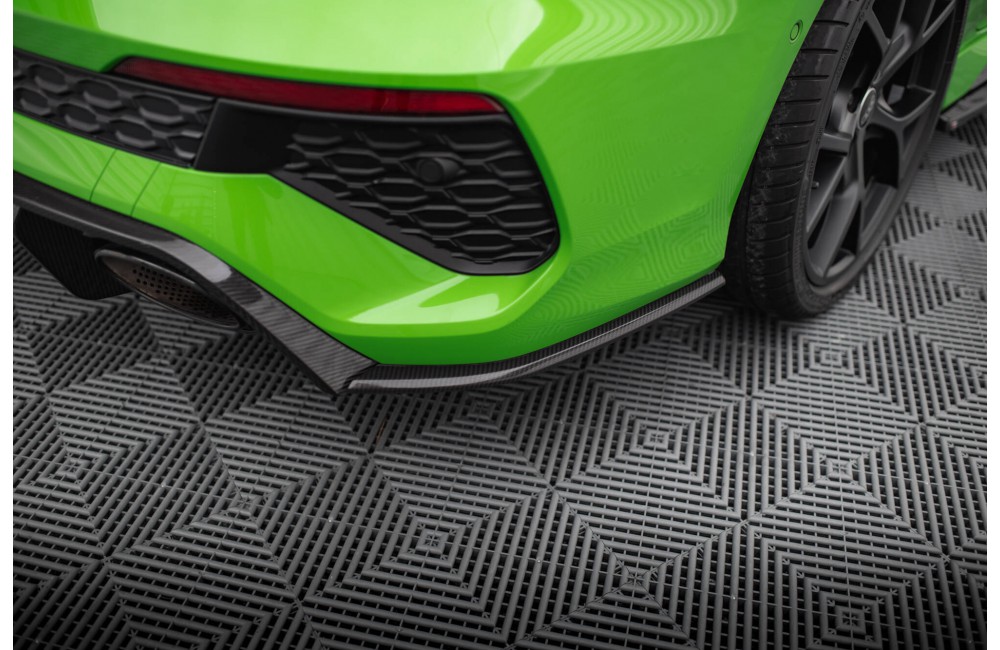 Prepreg Carbon Fiber Rear Side Splitters V.2 Audi RS3 Sedan 8Y Prepreg Carbon Fiber Rear Side Splitters V.2 Audi RS3 Sedan 8Y