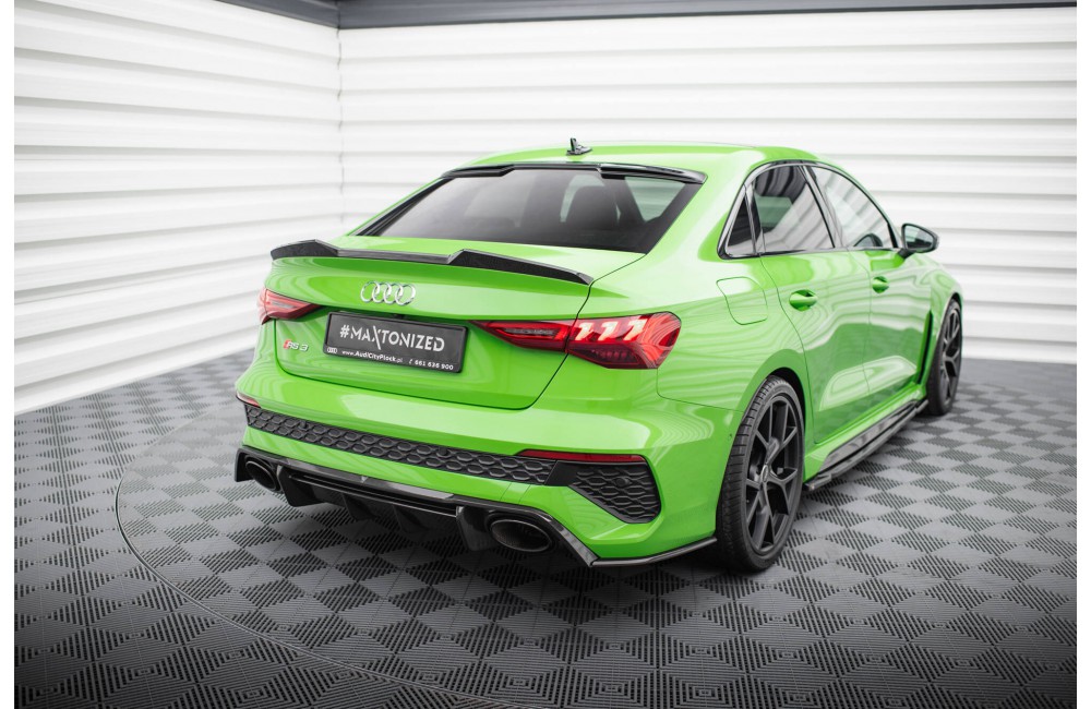 Prepreg Carbon Fiber Tailgate Spoiler Audi RS3 Sedan 8Y Prepreg Carbon Fiber Tailgate Spoiler Audi RS3 Sedan 8Y