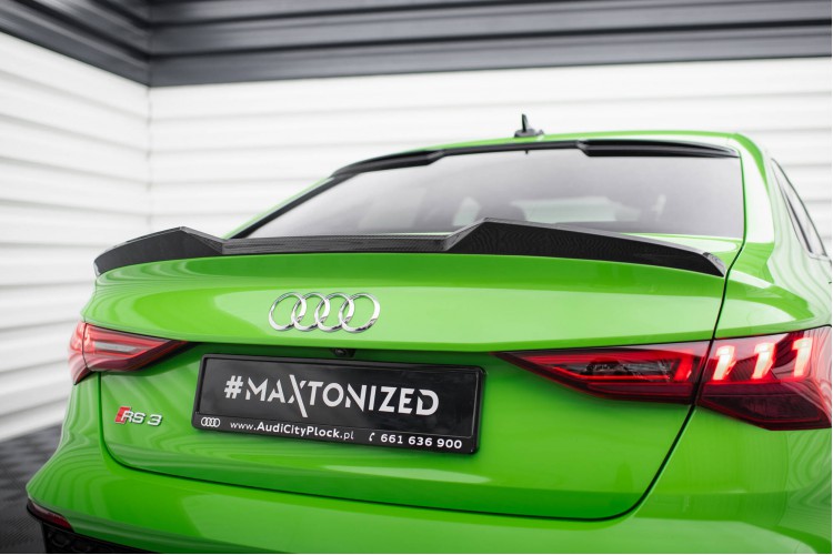 Prepreg Carbon Fiber Αεροτομή Πορμπατζά V.1 Audi RS3 / S3 / A3 S-Line / A3 Sedan 8Y Facelift