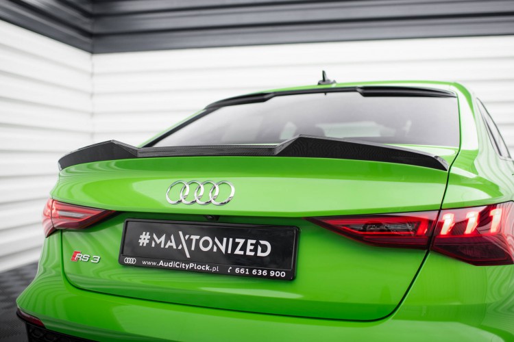 Prepreg Carbon Fiber Αεροτομή Πορμπατζά V.1 Audi RS3 / S3 / A3 S-Line / A3 Sedan 8Y Facelift