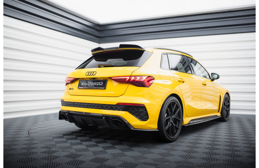Prepreg Carbon Fiber Rear Side Splitters Audi RS3 Sportback 8Y Prepreg Carbon Fiber Rear Side Splitters Audi RS3 Sportback 8Y