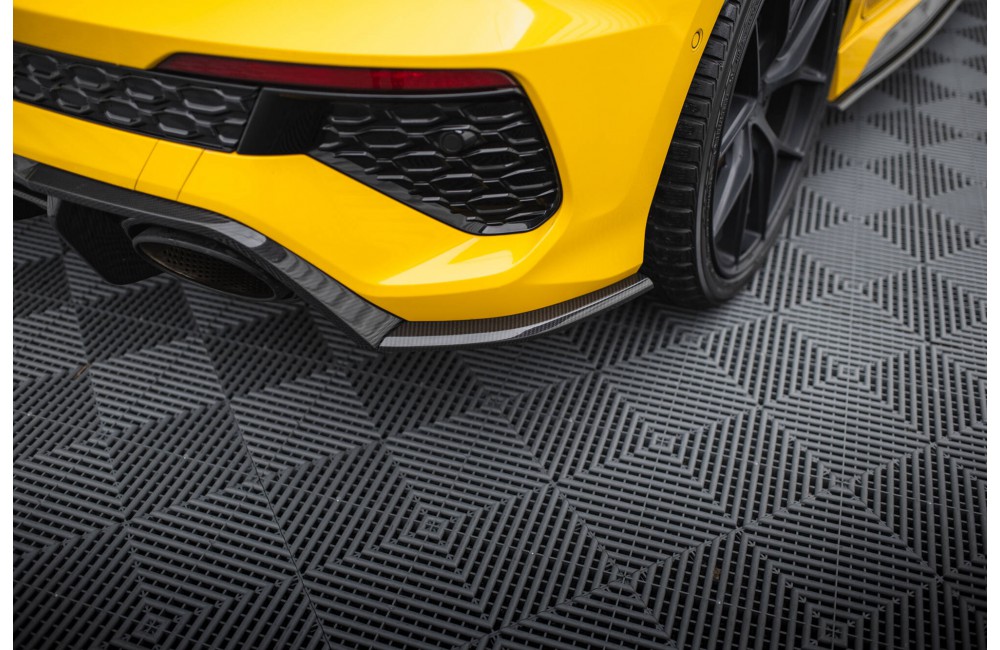 Prepreg Carbon Fiber Rear Side Splitters Audi RS3 Sportback 8Y Prepreg Carbon Fiber Rear Side Splitters Audi RS3 Sportback 8Y