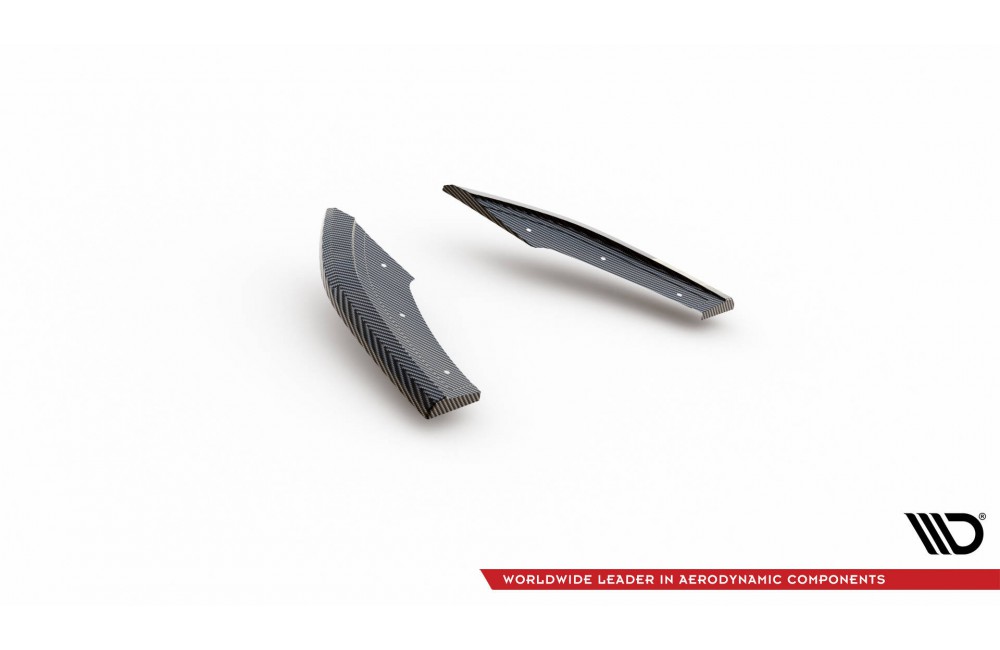 Prepreg Carbon Fiber Rear Side Splitters Audi RS3 Sportback 8Y Prepreg Carbon Fiber Rear Side Splitters Audi RS3 Sportback 8Y