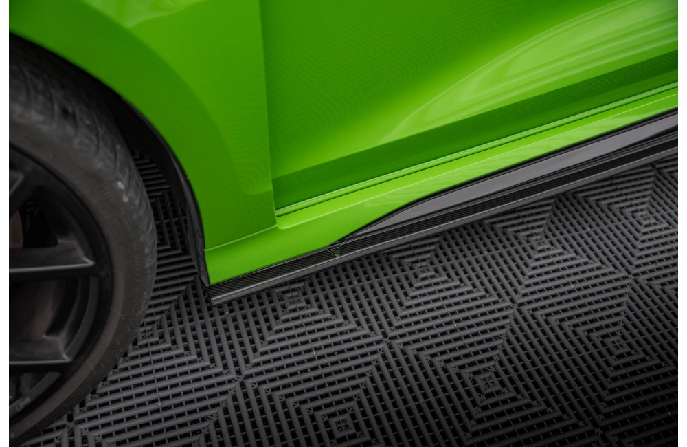 Prepreg Carbon Fiber Side Skirts Audi RS3 Sedan / Sportback 8Y