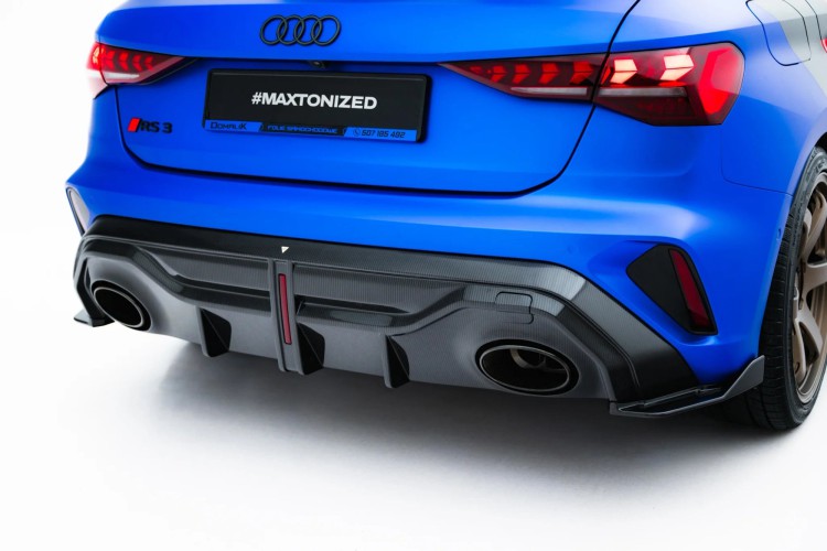 Prepreg Carbon Fiber Πίσω Diffuser Audi RS3 Sportback 8Y Facelift