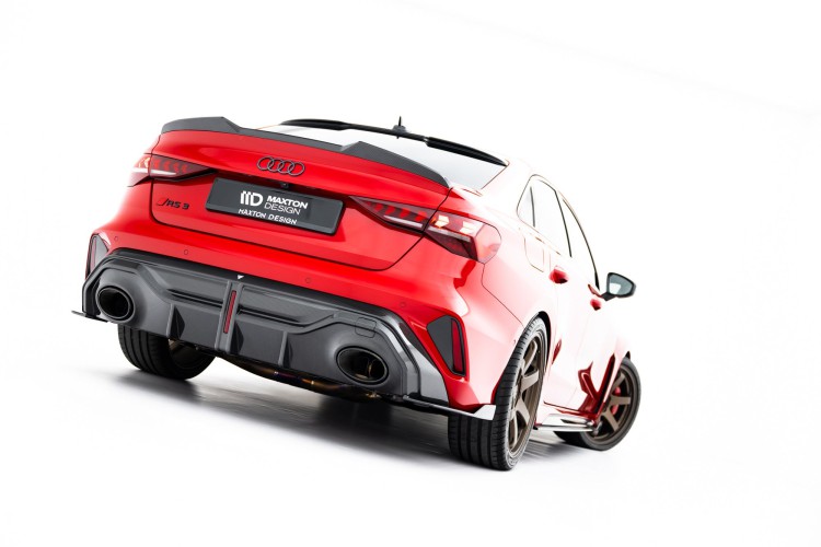 Prepreg Carbon Fiber Πίσω Side Splitters Audi RS3 Sedan 8Y Facelift