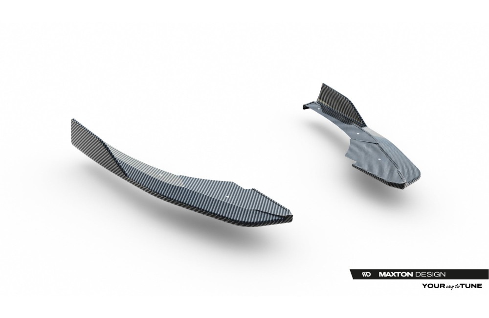 Prepreg Carbon Fiber Rear Side Splitters Audi RS3 Sedan 8Y Facelift