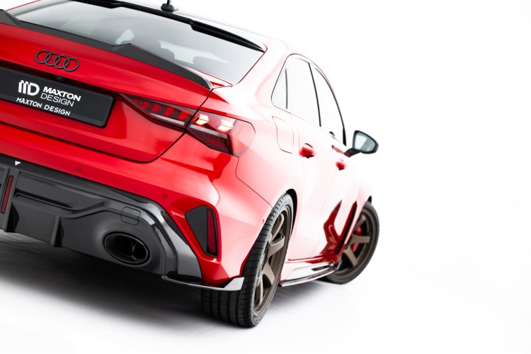Prepreg Carbon Fiber Πίσω Side Splitters Audi RS3 Sedan 8Y Facelift