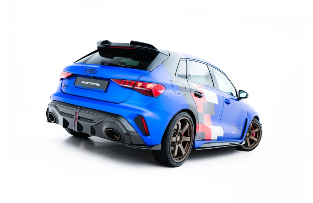 Prepreg Carbon Fiber Rear Side Splitters Audi RS3 Sportback 8Y Facelift