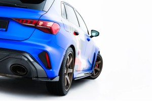 Prepreg Carbon Fiber Rear Side Splitters Audi RS3 Sportback 8Y Facelift