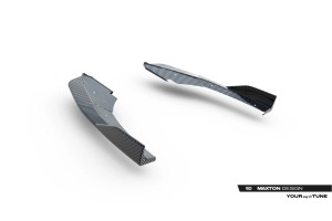 Prepreg Carbon Fiber Rear Side Splitters Audi RS3 Sportback 8Y Facelift