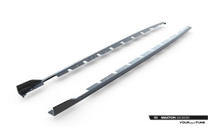 Prepreg Carbon Fiber Side Skirts V.1 Audi RS3 Sedan 8Y Facelift