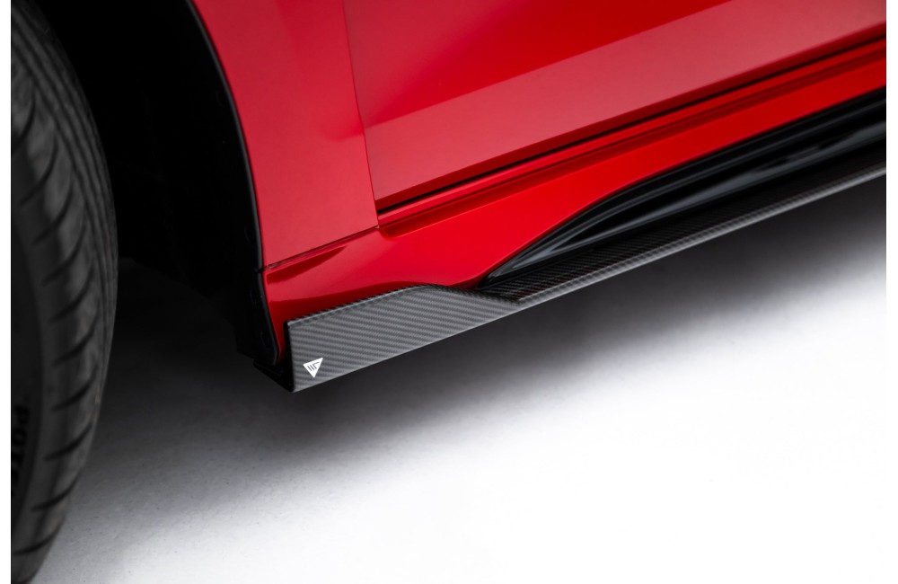 Set of Prepreg Carbon Fiber Side Skirts Audi RS3 Sedan 8Y Facelift