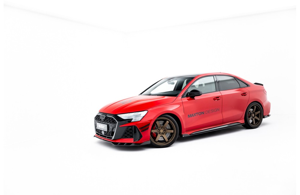 Set of Prepreg Carbon Fiber Side Skirts Audi RS3 Sedan 8Y Facelift
