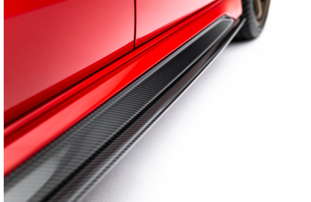 Set of Prepreg Carbon Fiber Side Skirts Audi RS3 Sedan 8Y Facelift
