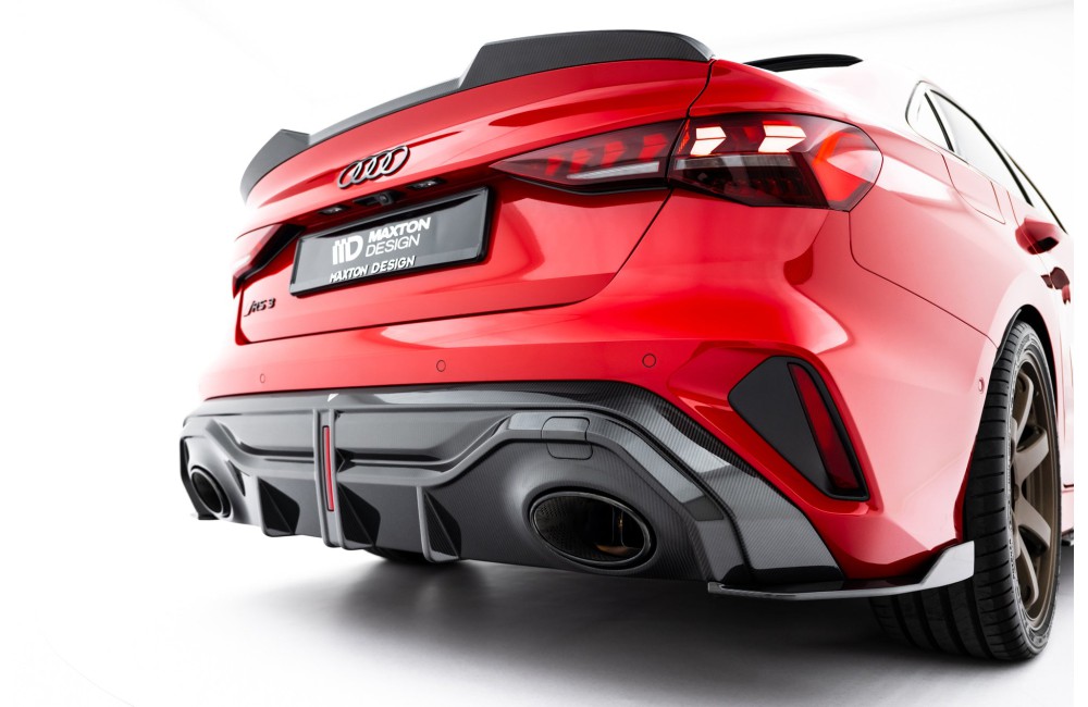 Set of Prepreg Carbon Splitters Audi RS3 Sedan 8Y Facelift