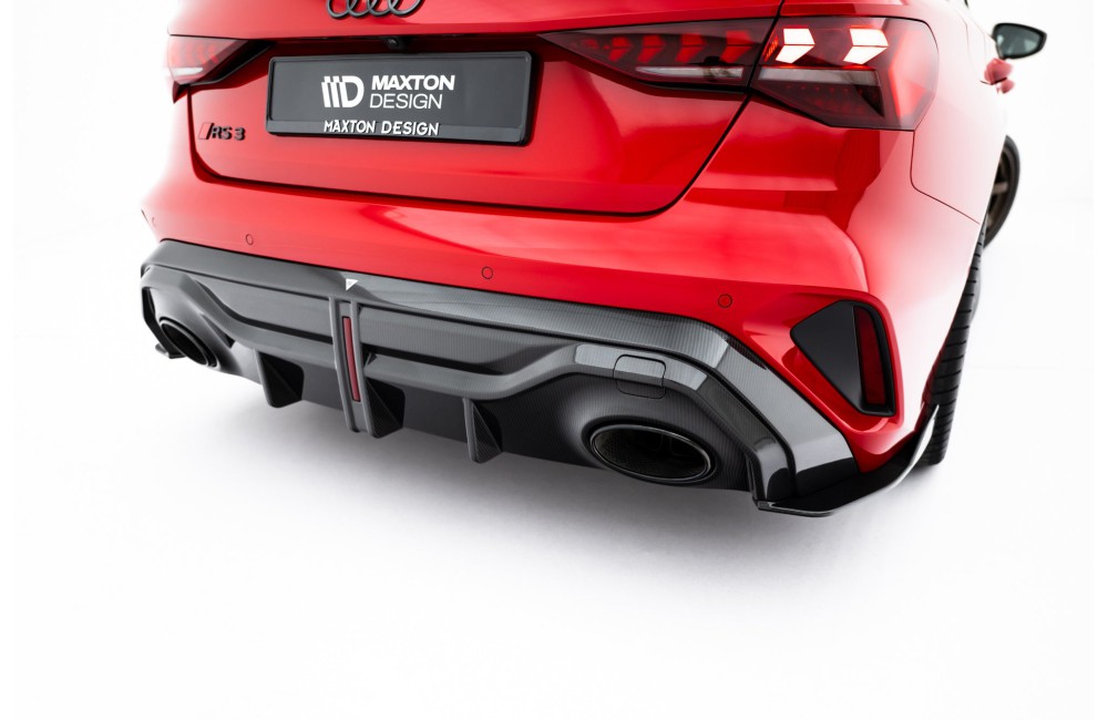 Set of Prepreg Carbon Splitters Audi RS3 Sedan 8Y Facelift