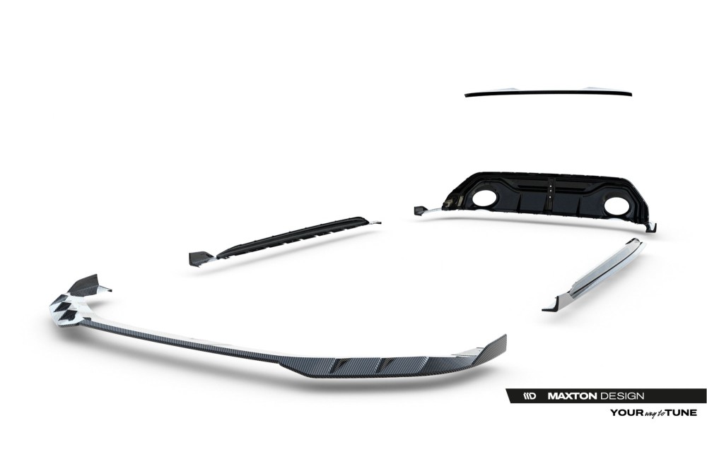 Set of Prepreg Carbon Splitters Audi RS3 Sedan 8Y Facelift