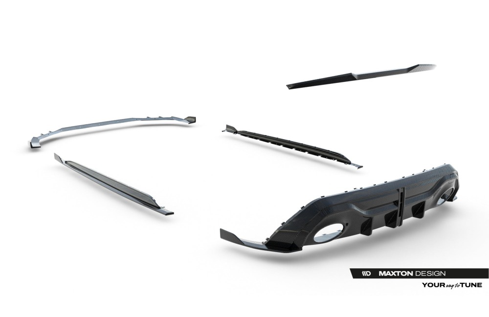 Set of Prepreg Carbon Splitters Audi RS3 Sedan 8Y Facelift