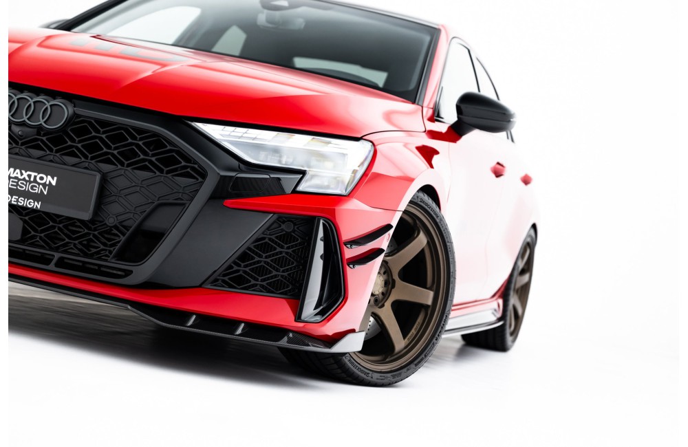 Set of Prepreg Carbon Splitters Audi RS3 Sedan 8Y Facelift