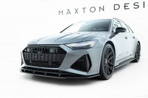 Prepreg Carbon Fiber Front Splitter Audi RS7 C8 Prepreg Carbon Fiber Front Splitter Audi RS7 C8