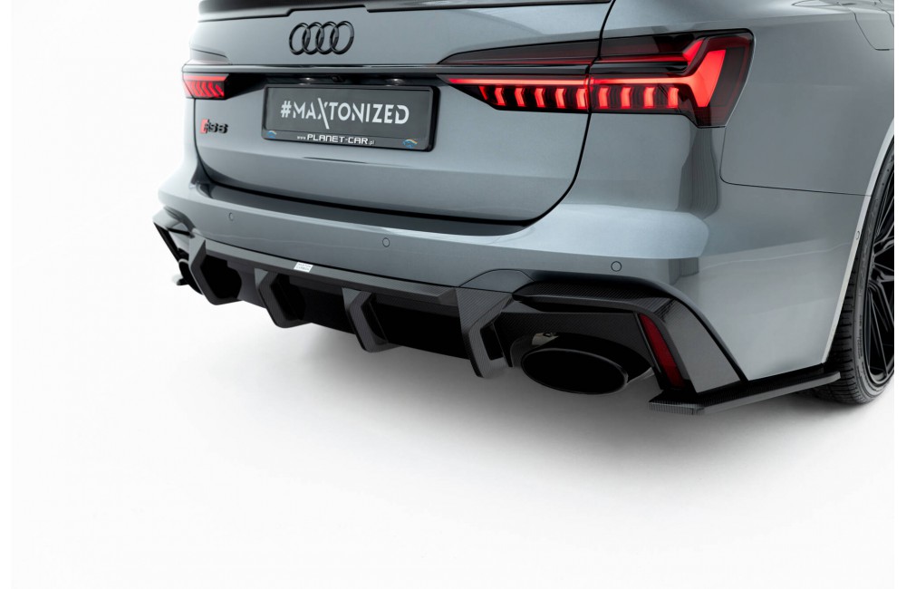 Prepreg Carbon Fiber Rear Diffuser Audi RS7 C8 C8 (version without towbar) - No Prepreg Carbon Fiber Rear Diffuser Audi RS7 C8 C8 (version without towbar) - No