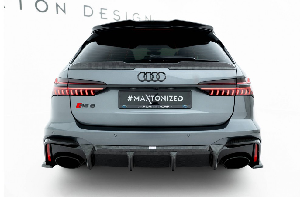 Prepreg Carbon Fiber Rear Diffuser Audi RS7 C8 C8 (version without towbar) - No Prepreg Carbon Fiber Rear Diffuser Audi RS7 C8 C8 (version without towbar) - No
