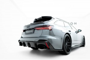 Prepreg Carbon Fiber Rear Diffuser Audi RS6 C8 (version without towbar) - No Prepreg Carbon Fiber Rear Diffuser Audi RS6 C8 (version without towbar) - No