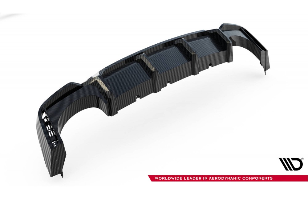 Prepreg Carbon Fiber Rear Diffuser Audi RS6 C8 (version without towbar) - No Prepreg Carbon Fiber Rear Diffuser Audi RS6 C8 (version without towbar) - No