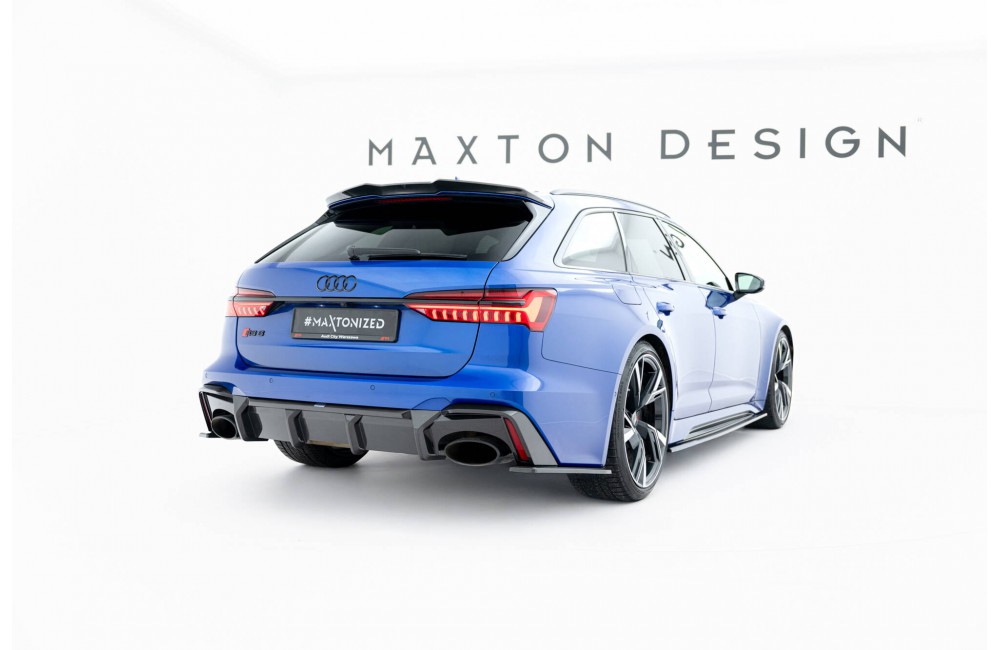 Prepreg Carbon Fiber Rear Diffuser Audi RS7 C8 (version with towbar) - Yes Prepreg Carbon Fiber Rear Diffuser Audi RS7 C8 (version with towbar) - Yes