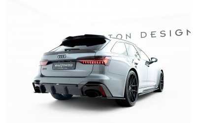 Prepreg Carbon Fiber Rear Side Splitters Audi RS6 C8 
