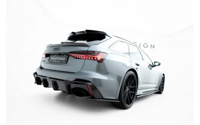 Prepreg Carbon Fiber Rear Side Splitters Audi RS6 C8 