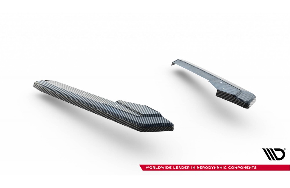 Prepreg Carbon Fiber Rear Side Splitters Audi RS6 C8 Prepreg Carbon Fiber Rear Side Splitters Audi RS6 C8