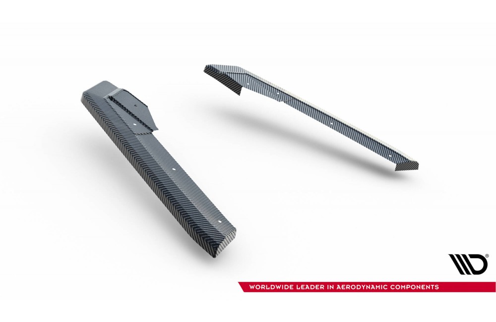Prepreg Carbon Fiber Rear Side Splitters Audi RS6 C8 Prepreg Carbon Fiber Rear Side Splitters Audi RS6 C8