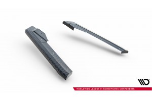 Prepreg Carbon Fiber Rear Side Splitters Audi RS6 C8 Prepreg Carbon Fiber Rear Side Splitters Audi RS6 C8