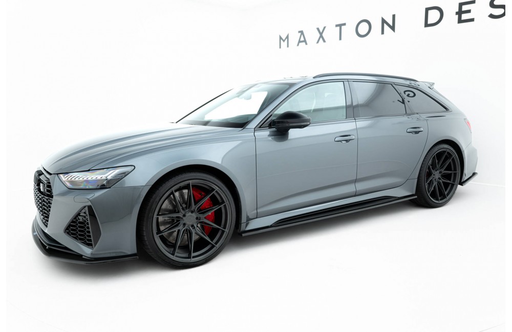 Set of Prepreg Carbon Fiber Splitters Audi RS6 C8 Set of Prepreg Carbon Fiber Splitters Audi RS6 C8