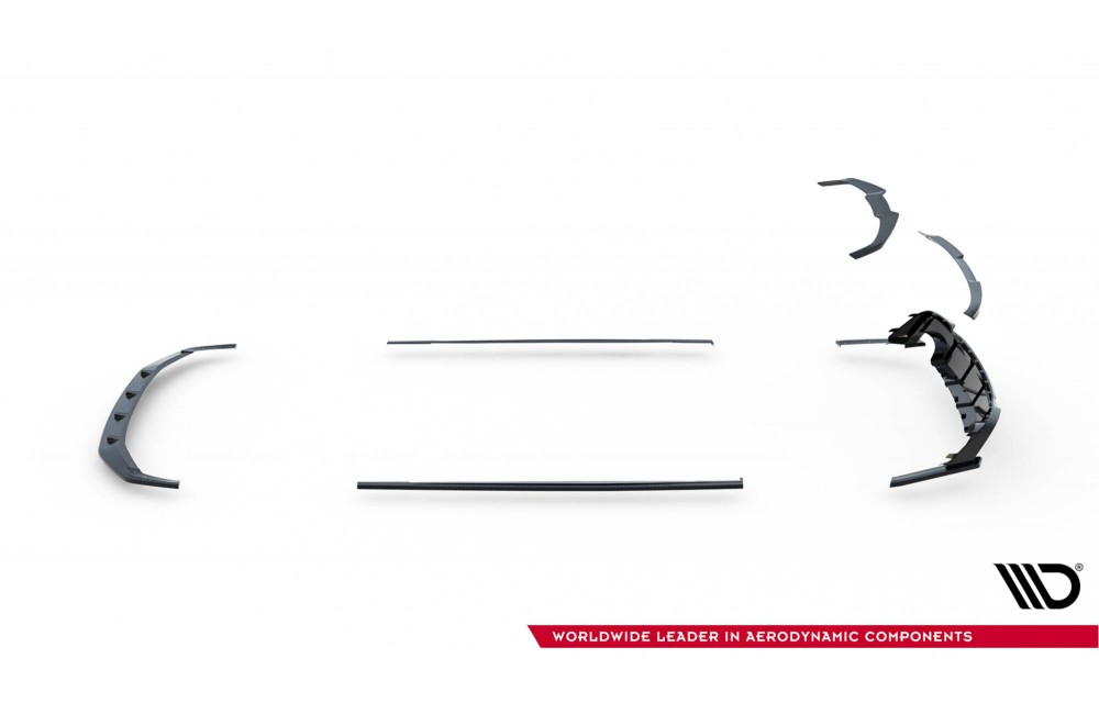 Set of Prepreg Carbon Fiber Splitters Audi RS6 C8 Set of Prepreg Carbon Fiber Splitters Audi RS6 C8