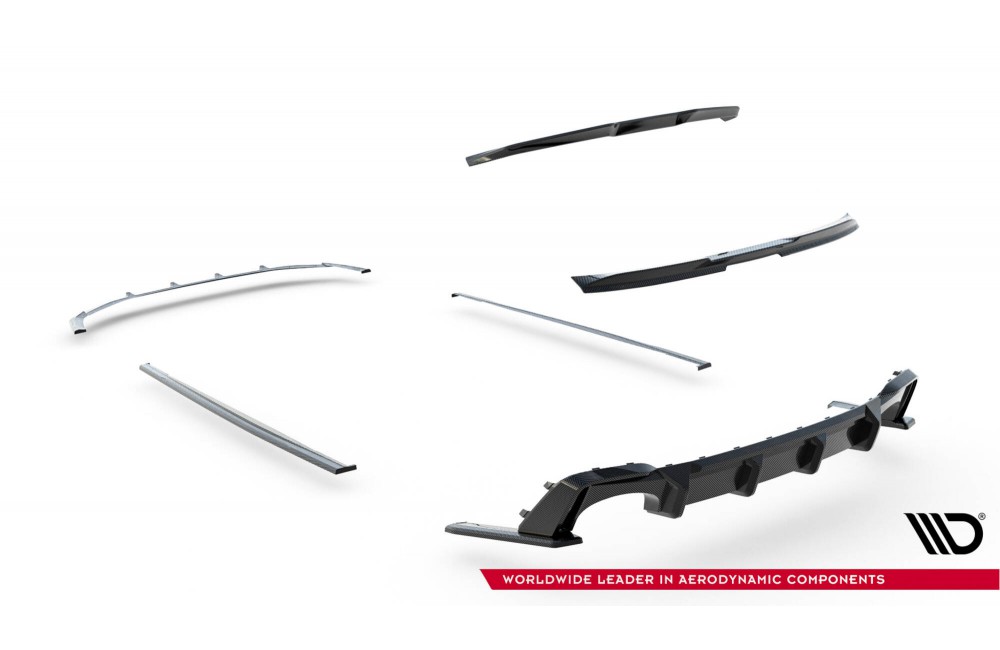 Set of Prepreg Carbon Fiber Splitters Audi RS6 C8 Set of Prepreg Carbon Fiber Splitters Audi RS6 C8