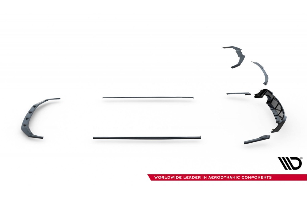 Set of Prepreg Carbon Fiber Splitters Audi RS6 C8 Set of Prepreg Carbon Fiber Splitters Audi RS6 C8
