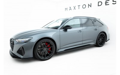 Set of Prepreg Carbon Fiber Splitters Audi RS6 C8