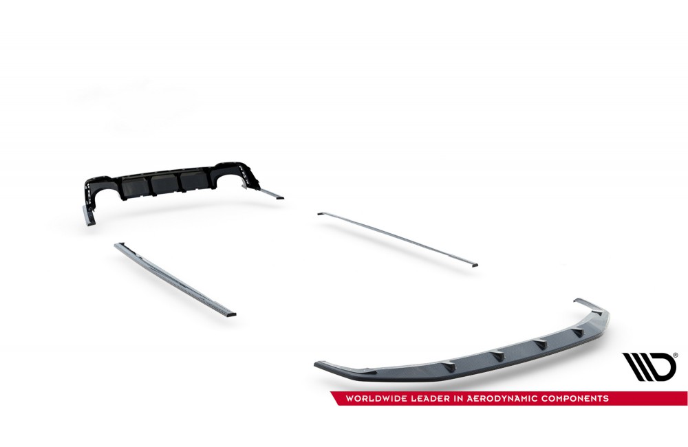 Set of Prepreg Carbon Fiber Splitters Audi RS7 C8 Set of Prepreg Carbon Fiber Splitters Audi RS7 C8