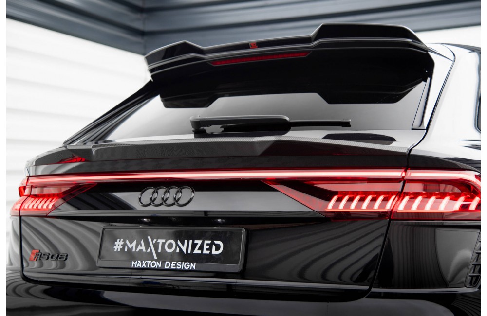 Prepreg Carbon Fiber Tailgate Spoiler (Lower) Audi RSQ8 / SQ8 / Q8 S-Line / Q8 Mk1 Prepreg Carbon Fiber Tailgate Spoiler (Lower) Audi RSQ8 / SQ8 / Q8 S-Line / Q8 Mk1