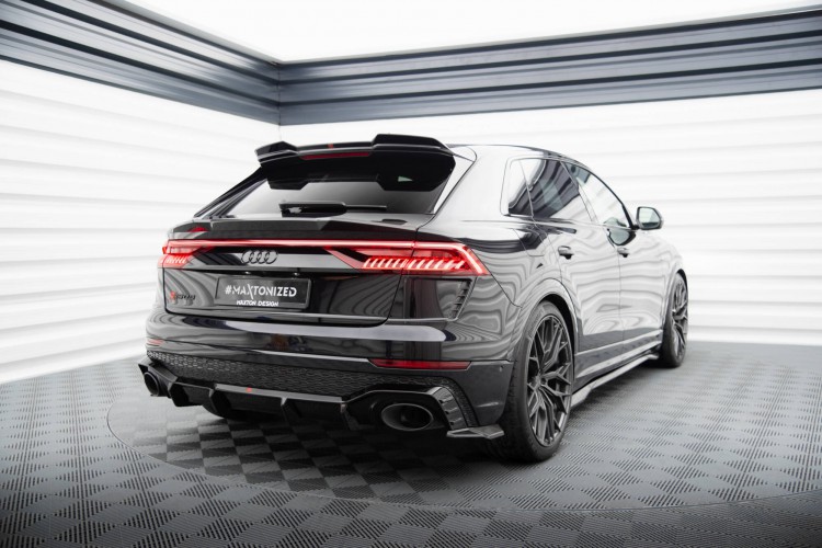 Prepreg Carbon Fiber Πίσω Πλευρικοί Splitters Audi RSQ8 Mk1