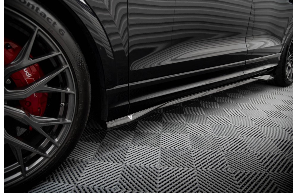 Prepreg Carbon Fiber Side Skirts Audi RSQ8 Mk1 Prepreg Carbon Fiber Side Skirts Audi RSQ8 Mk1